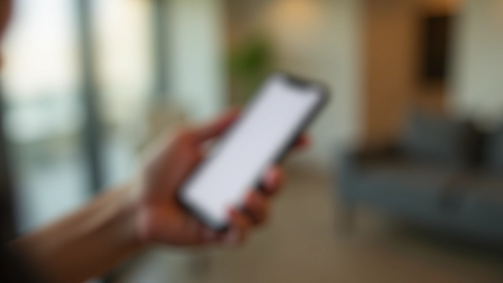 Ruka posílá zprávu na telefonu s úsměvem, gesto péče v digitální komunikaci